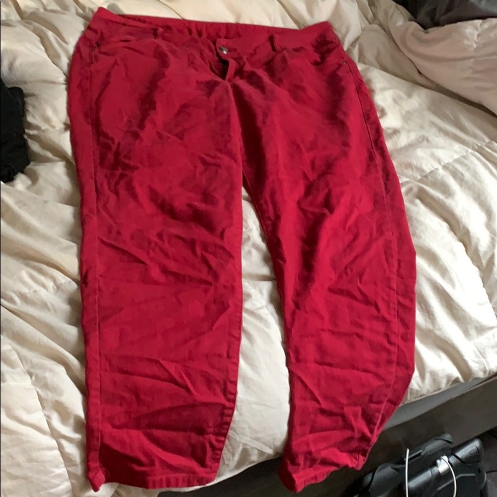 Cranberry color ( photo makes it look red) jeans